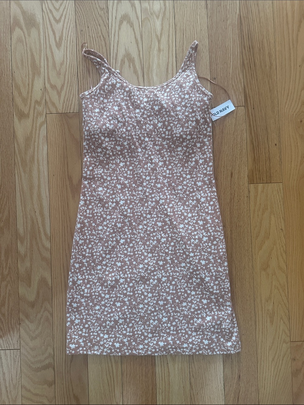 Old Navy Summer Dress with built in bra size MED - dusty rose colour